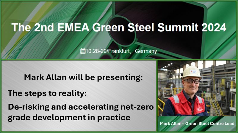 Presentation - The Steps to Reality: De-risking and Accelerating Net-Zero Grade Steel Development in Practice